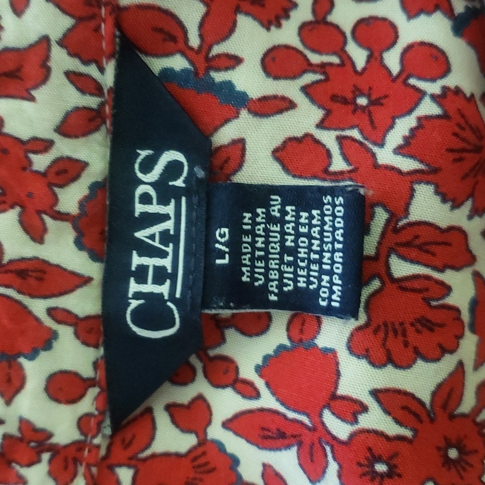 Chaps Red White and blue maxi dress size large - Picture 7 of 8